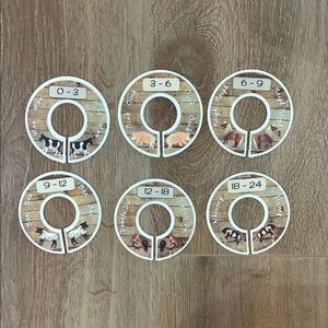 Farm Animal Nursery Closet Dividers